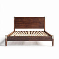 Lit en bois massif avec structure en métal 200 x 160 x 40cm