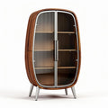 Vitrine en bois avec portes en verre dimensions 90 x 60 x 145cm